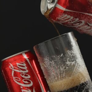 drink, coca cola, can