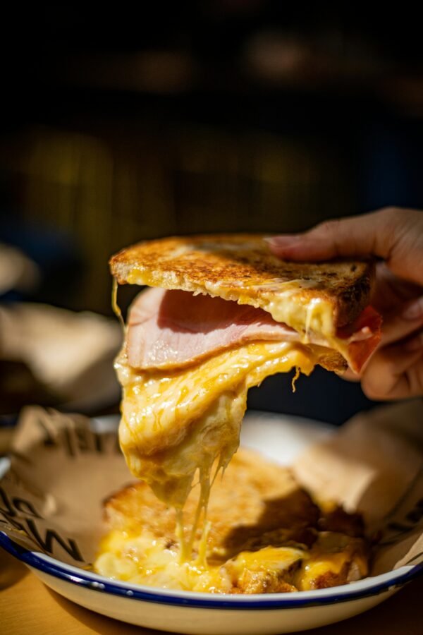 Sandwich Served in a Restaurant