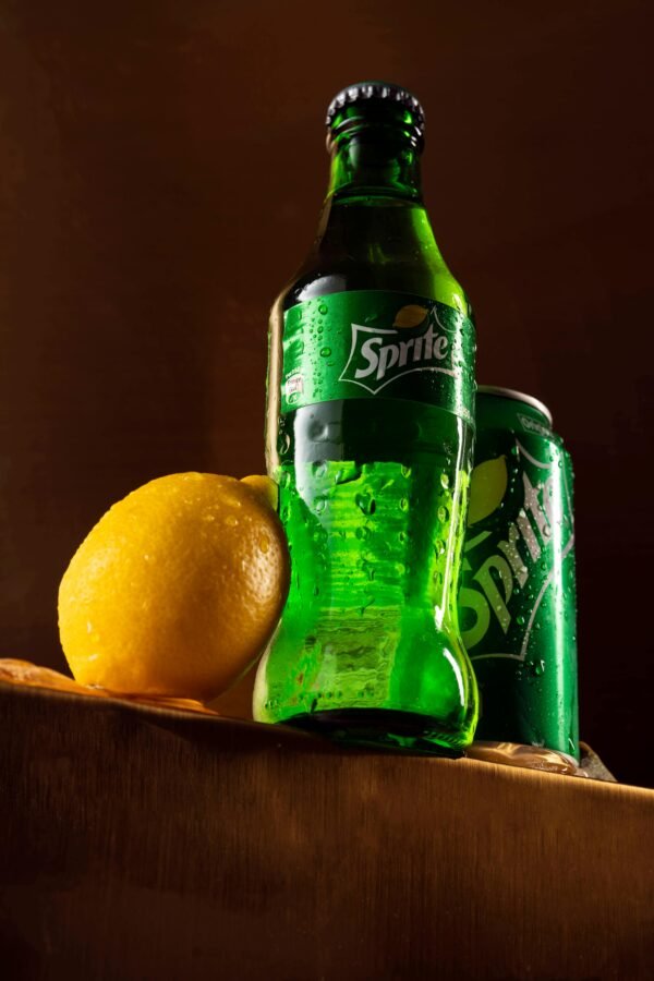 Carbonated Drinks and Fresh Lemon